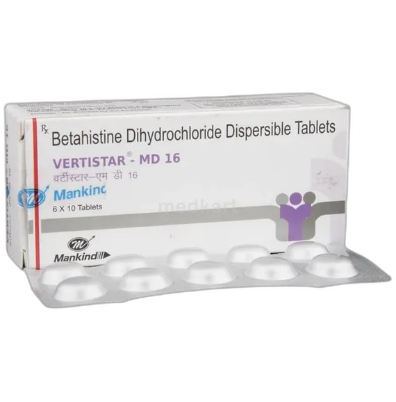 vertistar md 16mg tablet 10's